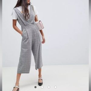 Miss Selfridges Plaid Jumpsuit